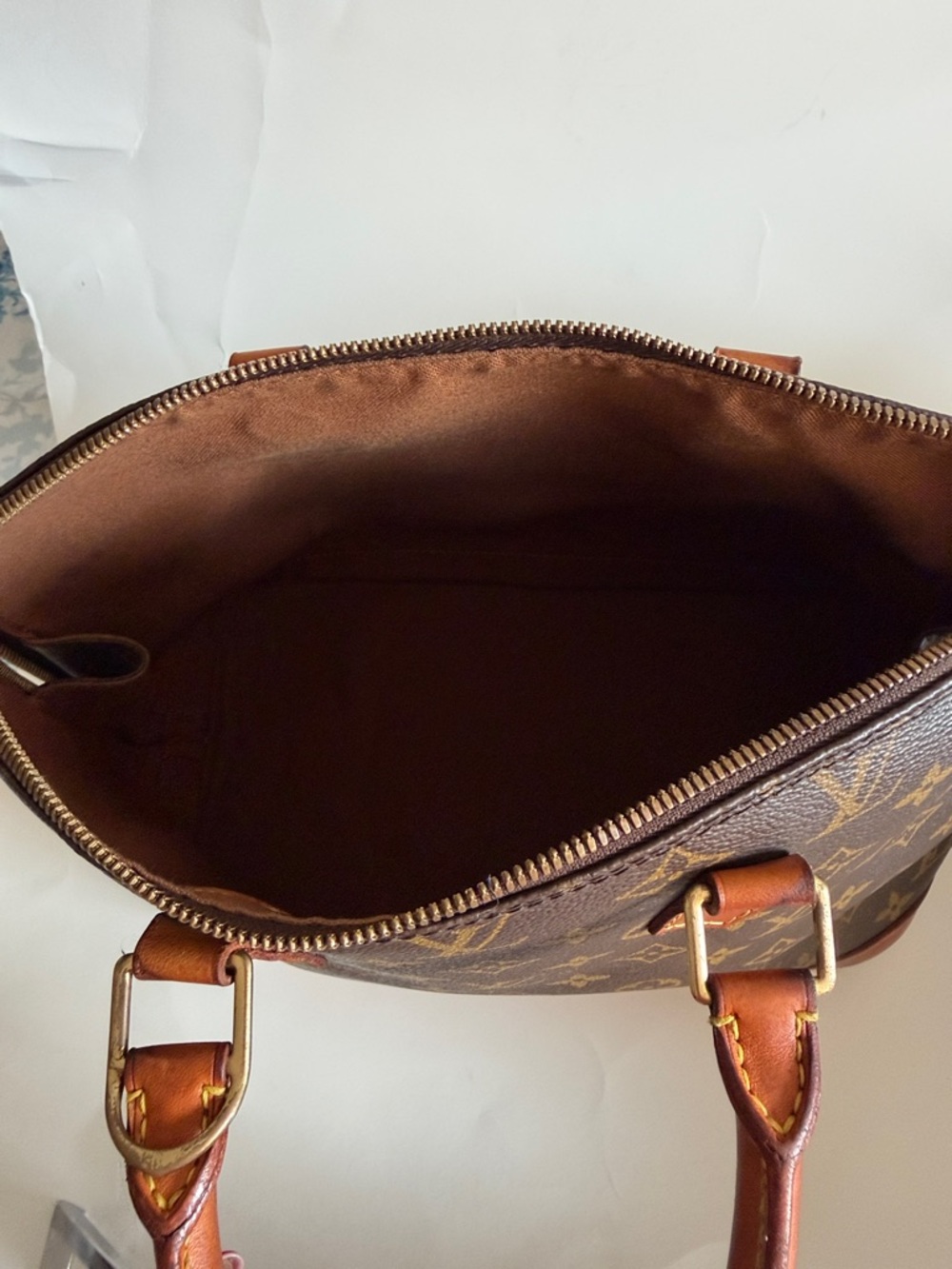 Louis Vuitton Monogram Canvas Satchel in Brown and Tan - Picture 5 of 10